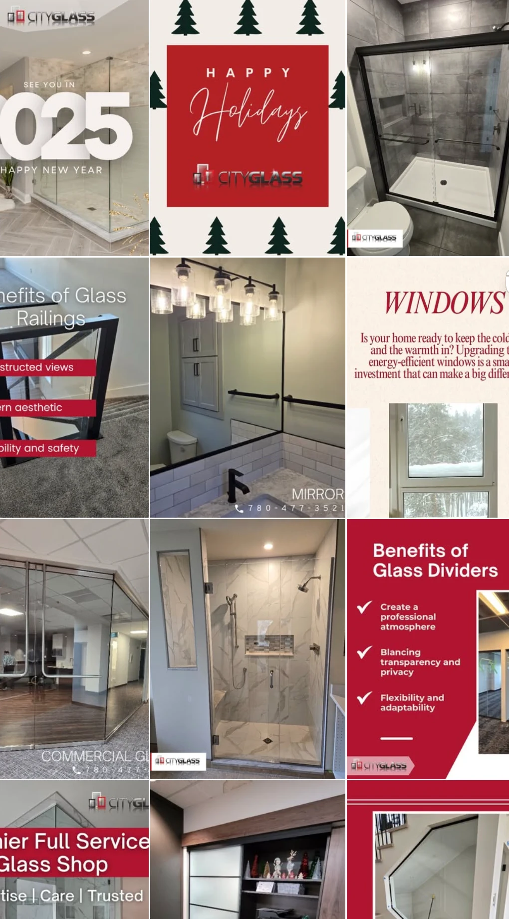 City Glass Instagram feed