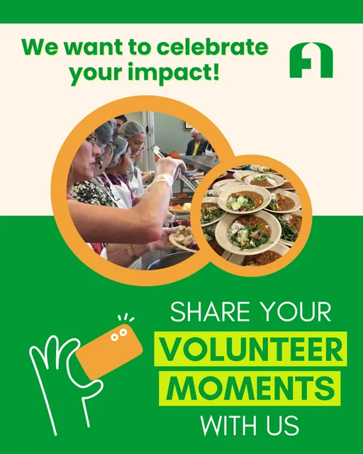 Share Your Volunteer Moments graphic