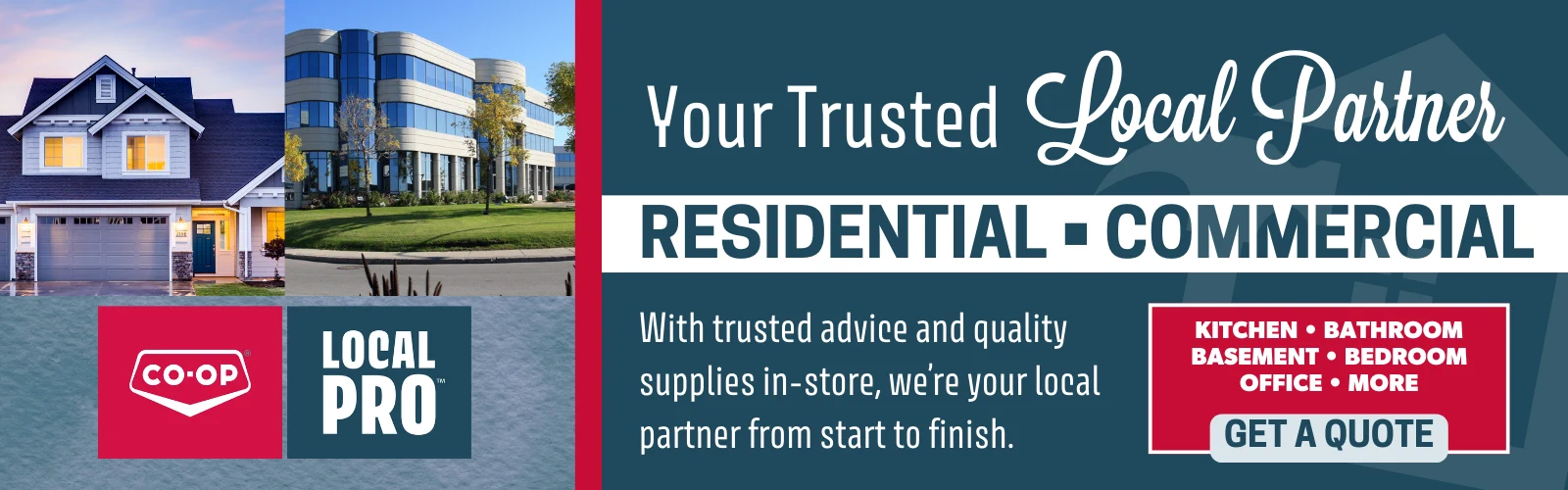 Co-op Local Pro residential and commercial digital ad