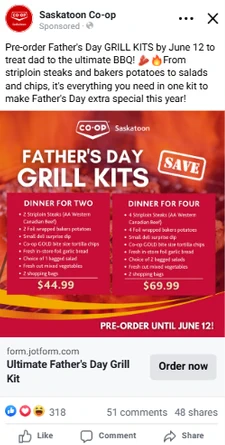 BBQ Grill Kits campaign creative