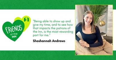 Friends of the Inn profile featuring Shoshannah Andrews