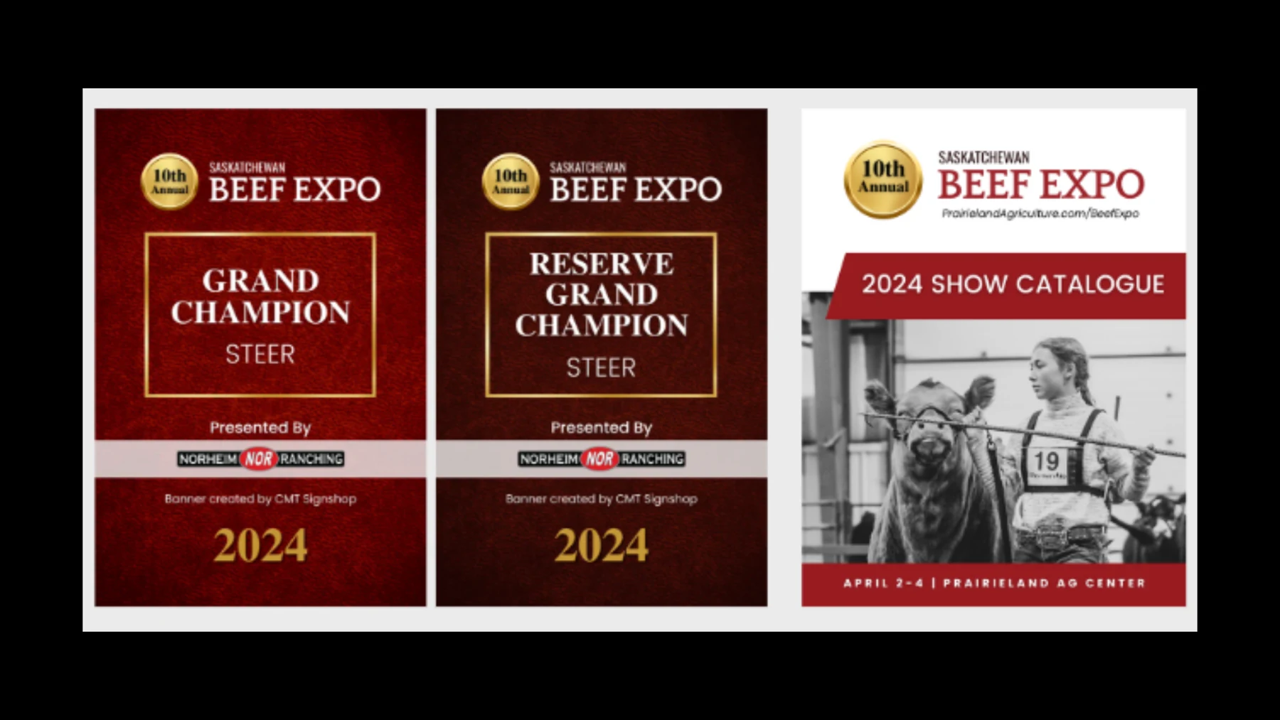 Beef Expo catalogue and award designs