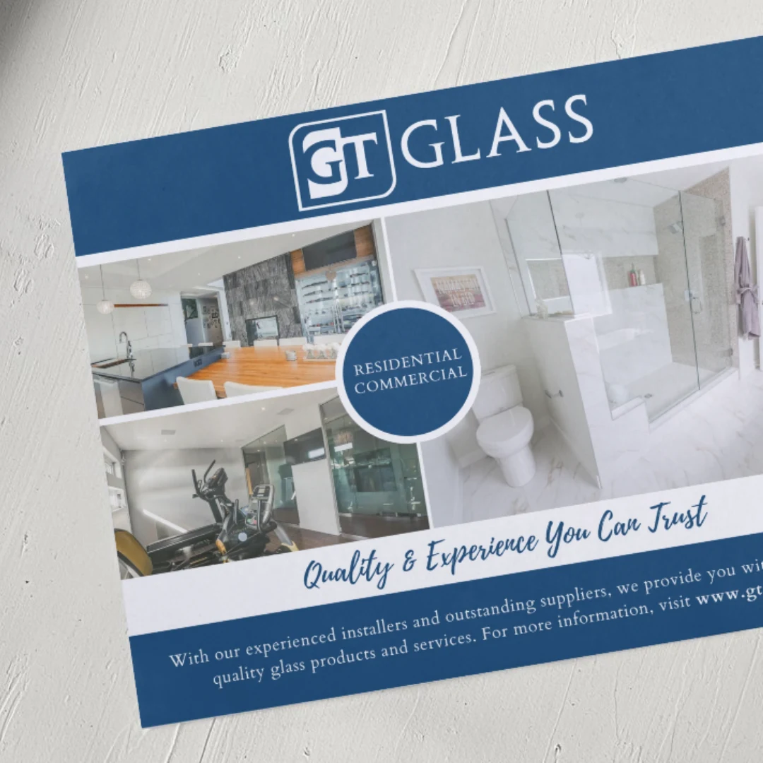 City Glass promotional design