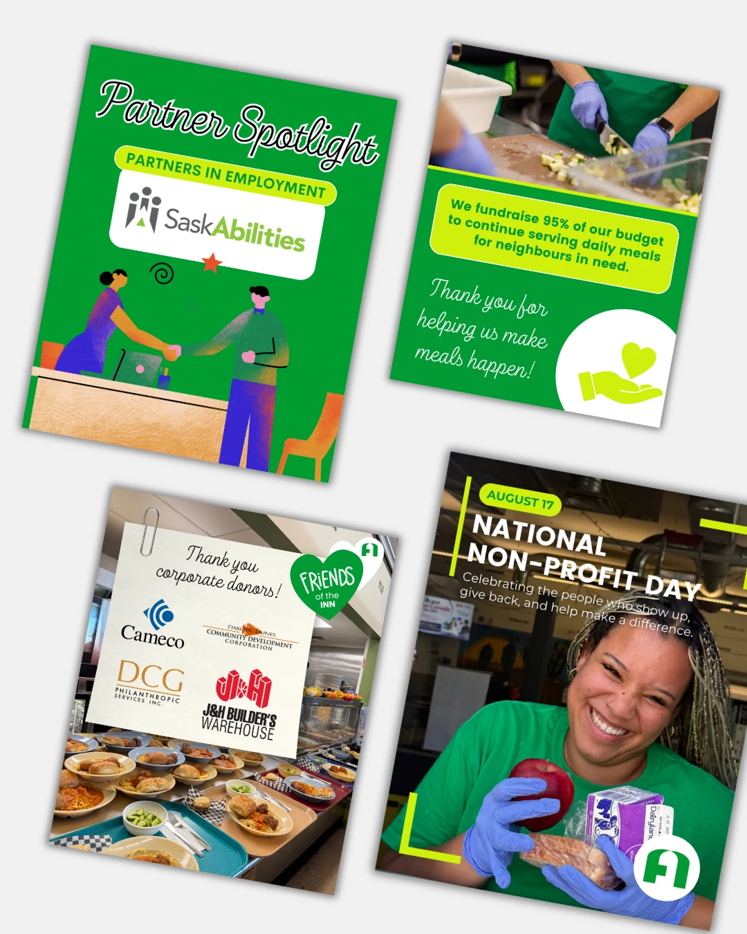 Community and non-profit campaign designs