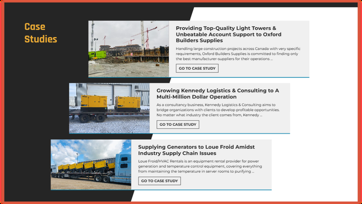 Axiom Equipment Group case study collection